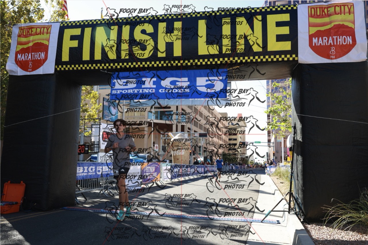 Ryan Scherbarth running Duke City Marathon 2023