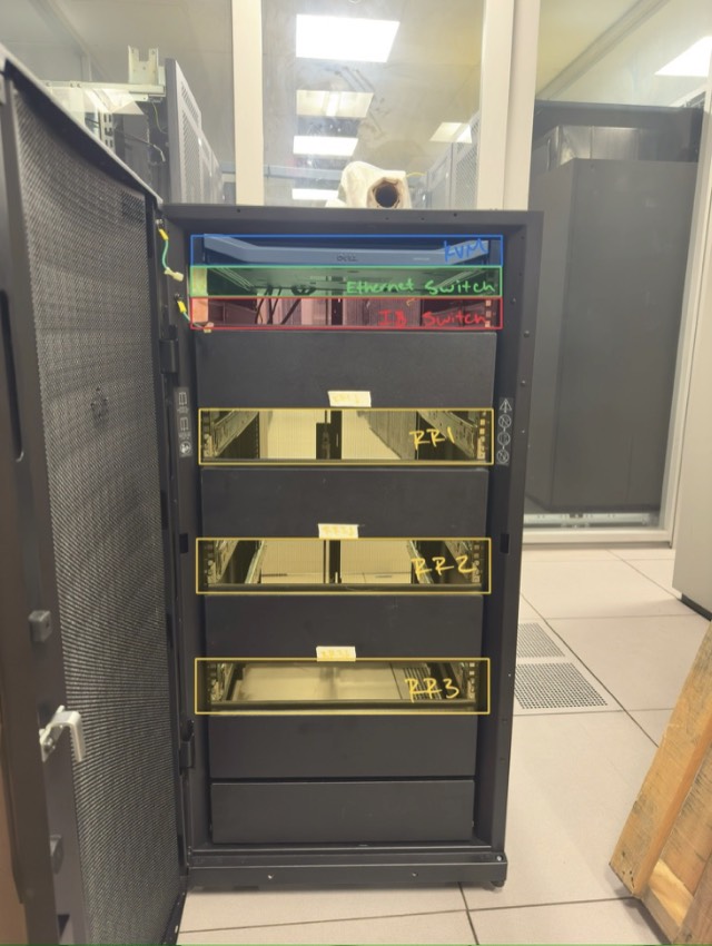 Ryan Scherbarth SC24 HPC cluster shipping, Team UNM